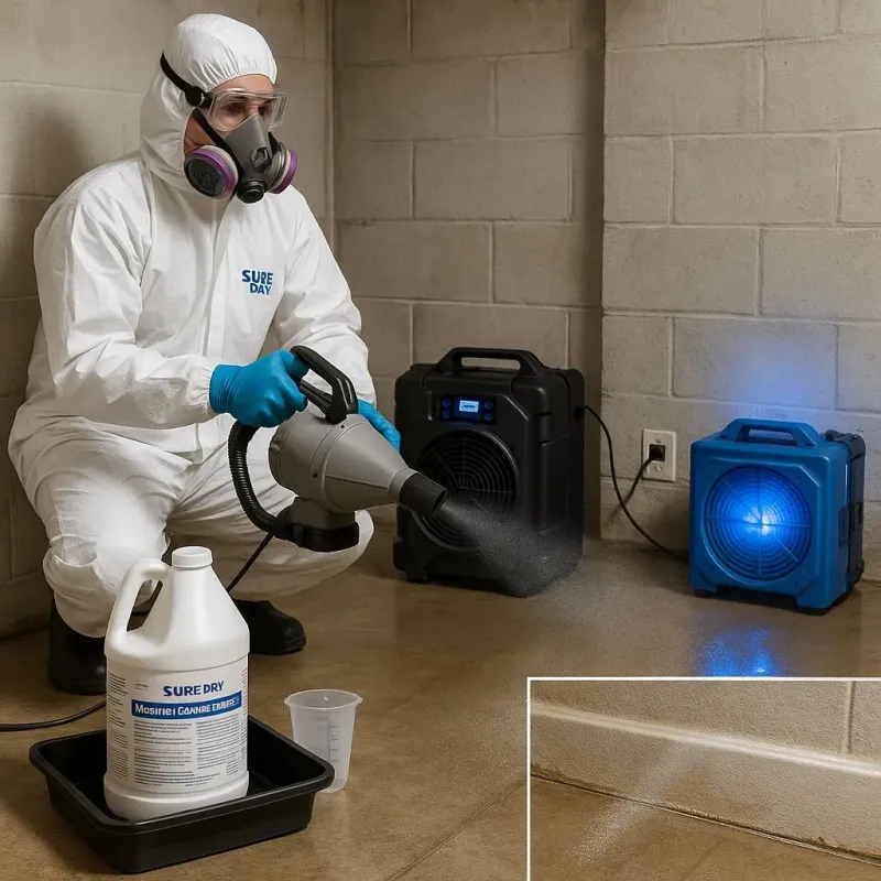 Sanitization and Odor Removal process in Harvey, LA