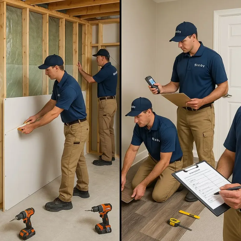 Repairs and Reconstruction process in Harvey, LA